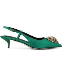 Kurt Geiger - Satin Belsize Slingbacks - Lyst