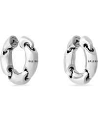 Balenciaga - Solid 2.0 Hoop Earrings - Lyst