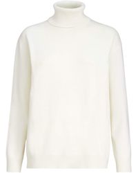 Brunello Cucinelli - Cashmere Monili-Trim Rollneck Sweater - Lyst