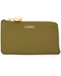 Loewe - Leather Pebble Coin Card Holder - Lyst