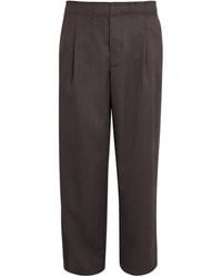 Our Legacy - Wool Wide-Leg Leisure Trousers - Lyst