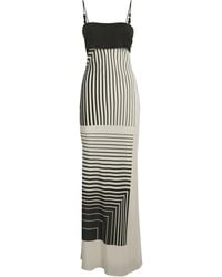SIR. - Silk Printed Maxi Dress - Lyst