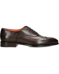 Santoni - Leather Adrian Blake Oxford Shoes - Lyst