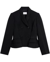 Givenchy - Wool Gabardine Pinch Blazer - Lyst