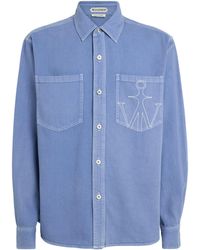 JW Anderson - Oversized Denim Shirt - Lyst