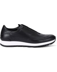 John Lobb - Leather Lift Slip-On Sneakers - Lyst