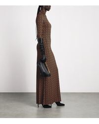 Rabanne - Floral Funnel-Neck Maxi Dress - Lyst