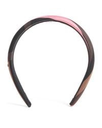 PUCCI - Silk Iride Print Headband - Lyst