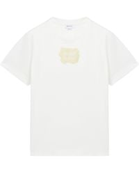 McQueen - Embroidered Logo T-Shirt - Lyst