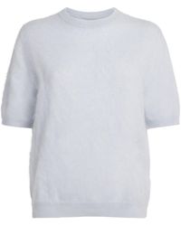 Soft Goat - Brushed Cashmere Short-Sleeve Sweater - Lyst