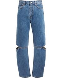 Still Here - Cut-Out Cowgirl Straight Jeans - Lyst