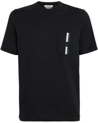 Jacob Cohen - Cotton Stripe Monogram T-Shirt - Lyst