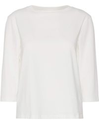 Weekend by Maxmara - Stretch-Cotton Long-Sleeve T-Shirt - Lyst