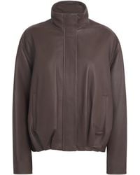 Arma - Lambskin Dahlia Bomber Jacket - Lyst