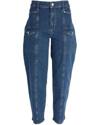 PAIGE - Alexis High-rise Straight Cargo Jeans - Lyst