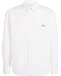 Drole de Monsieur - Cotton Embroidered Logo Shirt - Lyst
