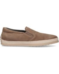 Tod's - Raffia Skate Shoes - Lyst