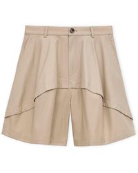 Loewe - X Paula's Ibiza Cotton Panelled Shorts - Lyst