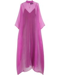 ‎Taller Marmo - Organza Sphinx Maxi Kaftan - Lyst