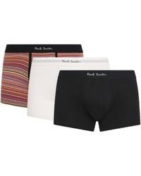 Paul Smith - Stretch-Cotton Signature Stripe Trunks - Lyst