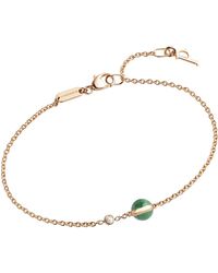 Piaget - Rose, Diamond And Malachite Possession Bracelet - Lyst
