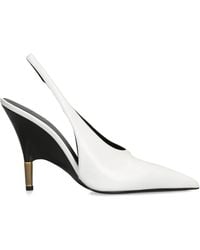 KHAITE - Leather Bella Pumps 100 - Lyst
