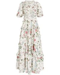 Needle & Thread - Crepe Floral Fantasy Gown - Lyst