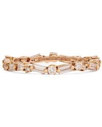 Suzanne Kalan - And Diamond Thin Mix Eternity Ring - Lyst