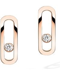 Messika - Move Uno And Diamond Stud Earrings - Lyst