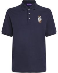 Ralph Lauren - Cotton-Cashmere Polo Bear Polo Shirt - Lyst