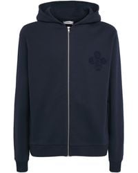 Commas - Cotton Floral Bouclé Hoodie - Lyst