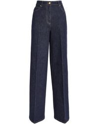 Agnona - Cotton-Cashmere Straight Jeans - Lyst