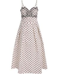 Claudie Pierlot - Cotton Poplin Maxi Dress - Lyst