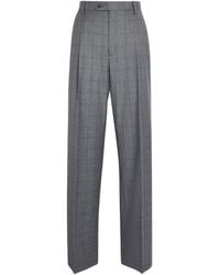 Sandro - Wool Rhinestone Straight Trousers - Lyst