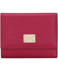 Dolce & Gabbana - Leather French Flap Wallet - Lyst