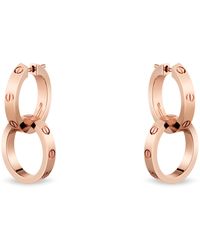 Cartier - Love Double Hoop Earrings - Lyst