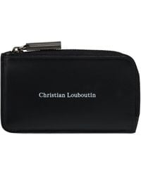 Christian Louboutin - Canopy Leather Zipped Card Holder - Lyst