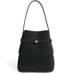 TOTEME - Suede Bucket Shoulder Bag - Lyst