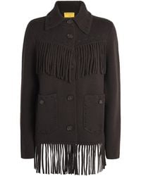 Guest In Residence - Wool-Cashmere Western Fringe Jacket - Lyst