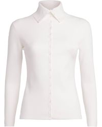 TOTEME - Fitted Polo Cardigan - Lyst