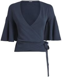 Jacquemus - Jersey Flared-Sleeve Paysan Blouse - Lyst