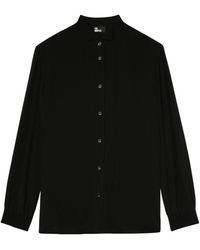 The Kooples - Silk Pleated Shirt - Lyst
