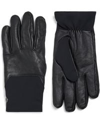 Canada Goose - Leather-Trim Mixed Media Gloves - Lyst