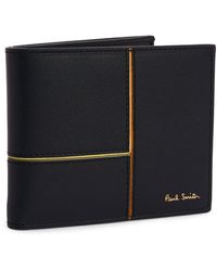 Paul Smith - Leather Panelled Bifold Wallet - Lyst