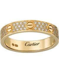 Cartier - And Diamond Love Ring - Lyst