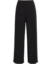 Max Mara - Crepe Jersey Wide-Leg Trousers - Lyst