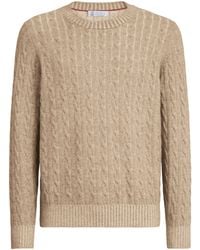 Brunello Cucinelli - Cashmere Cable-Knit Sweater - Lyst