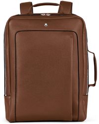 Montblanc - Leather Companion Backpack - Lyst