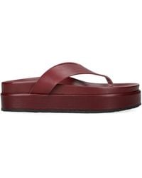 Ancient Greek Sandals - Leather Charys 2 Flatform Sandals 35 - Lyst