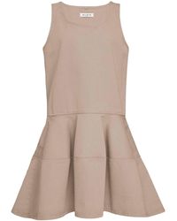 Alaïa - Cotton Mini Dress - Lyst